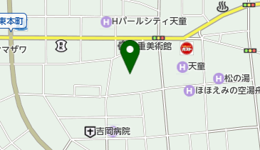 滝の湯ホテル トイレの地図画像