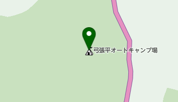 月山弓張平オートキャンプ場 トイレの地図画像
