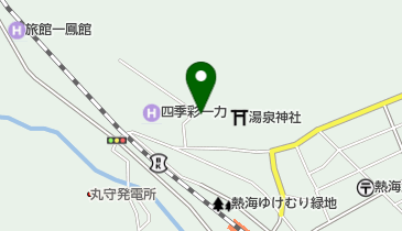 四季彩一力 トイレの地図画像