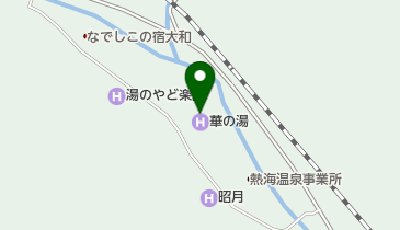 ホテル華の湯 トイレの地図画像