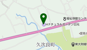 ホテル コメット日光 トイレの地図画像