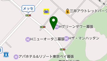 ホテルフランクス トイレの地図画像