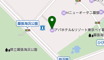 幕張プリンスホテル トイレの地図画像