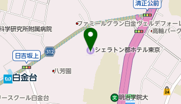 都ホテル東京 トイレの地図画像