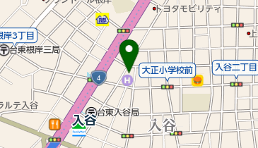 入谷アーバンホテル トイレの地図画像