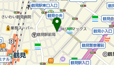 鶴見パールホテル トイレの地図画像