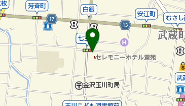 郵便貯金会館 メルパルク金澤 トイレの地図画像