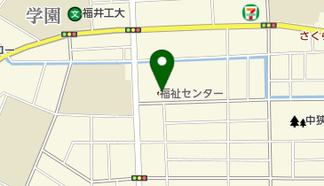 福井県社会福祉センター トイレの地図画像