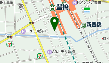 ホテル白豊 トイレの地図画像