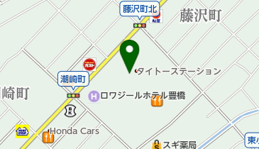 ホリデイ インクラウンプラザ豊橋 トイレの地図画像