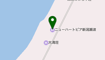 厚生年金 ハートピア新潟瀬波 トイレの地図画像