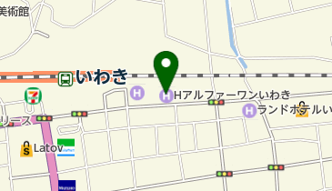 ホテルアルファーワンいわき トイレの地図画像