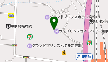 高輪プリンスホテルさくらタワー トイレの地図画像