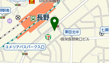 ホテルコートランド長野 トイレの地図画像