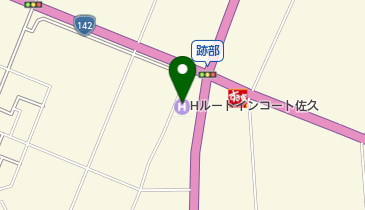 ホテルルートイン佐久 トイレの地図画像