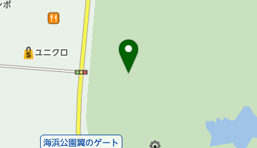 国営ひたち海浜公園 西駐車場 トイレの地図画像