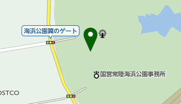 国営ひたち海浜公園 翼のゲート トイレの地図画像