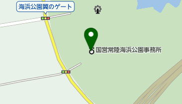 国営ひたち海浜公園 公園事務所 トイレの地図画像