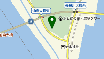 木曽川公園センター 管理センター付近 トイレの地図画像