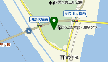 木曽川公園センター 管理センター トイレの地図画像