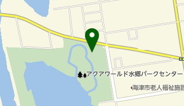 アクアワールド水郷パークセンター 駐車場 トイレの地図画像