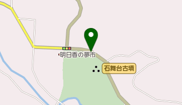 国営飛鳥歴史公園 石舞台地区 休憩所 売店 トイレの地図画像
