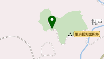国営飛鳥歴史公園 祝戸地区 トイレの地図画像