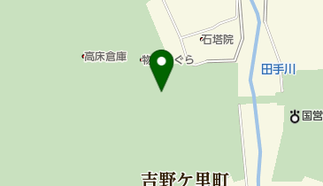 吉野ヶ里歴史公園 展示室 トイレの地図画像