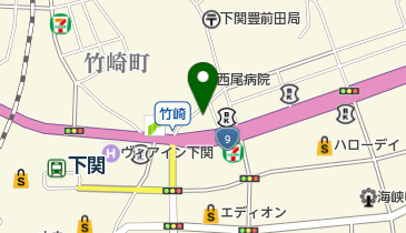 竹崎公衆便所 トイレの地図画像