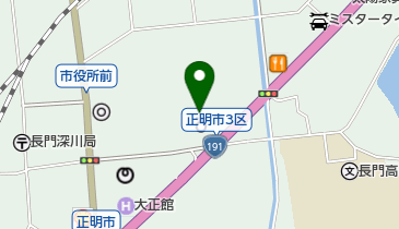 山口県長門健康福祉センター トイレの地図画像