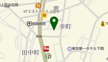 下関市勤労福祉会館 体育館 トイレの地図画像