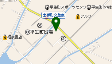 平生町保健センター トイレの地図画像