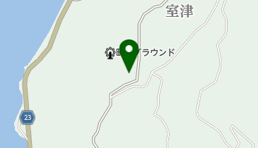 皇座山 トイレの地図画像