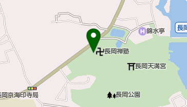 長岡公園 トイレの地図画像