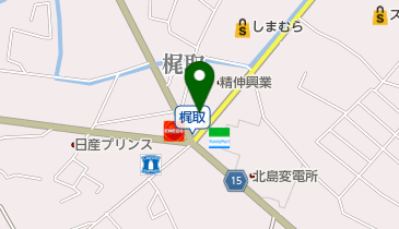 フォルツァ梶取ステーション トイレの地図画像