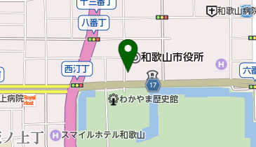 市営中央駐車場 トイレの地図画像