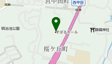 すばるホール トイレの地図画像