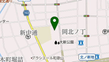 大新公園 トイレの地図画像
