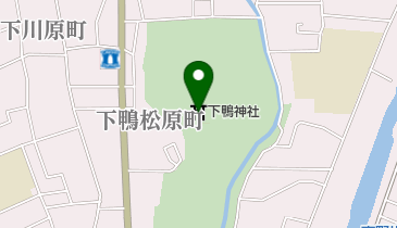 下鴨神社 トイレの地図画像