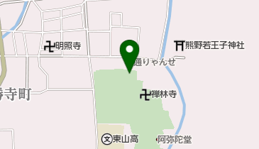 総本山永観堂 禅林寺 トイレの地図画像