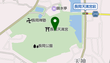 長岡天満宮 トイレの地図画像