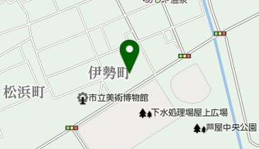 芦屋市立図書館 トイレの地図画像