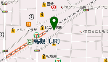 高槻市立総合市民交流センター トイレの地図画像