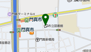 門真市立図書館 トイレの地図画像