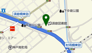 須磨体育館 トイレの地図画像