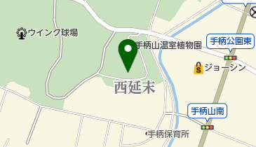 姫路市立手柄山温室植物園 トイレの地図画像