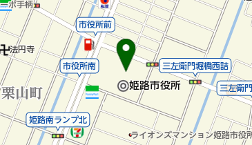 姫路市役所 トイレの地図画像