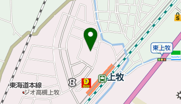 上牧デイサービスセンター トイレの地図画像