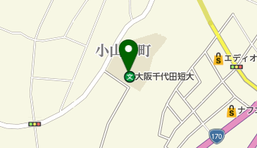 大阪千代田短期大学 トイレの地図画像