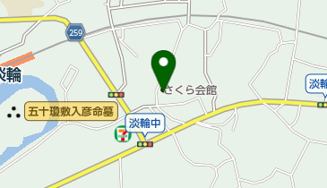 さくら会館 トイレの地図画像